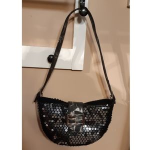 Black Sequin Purse